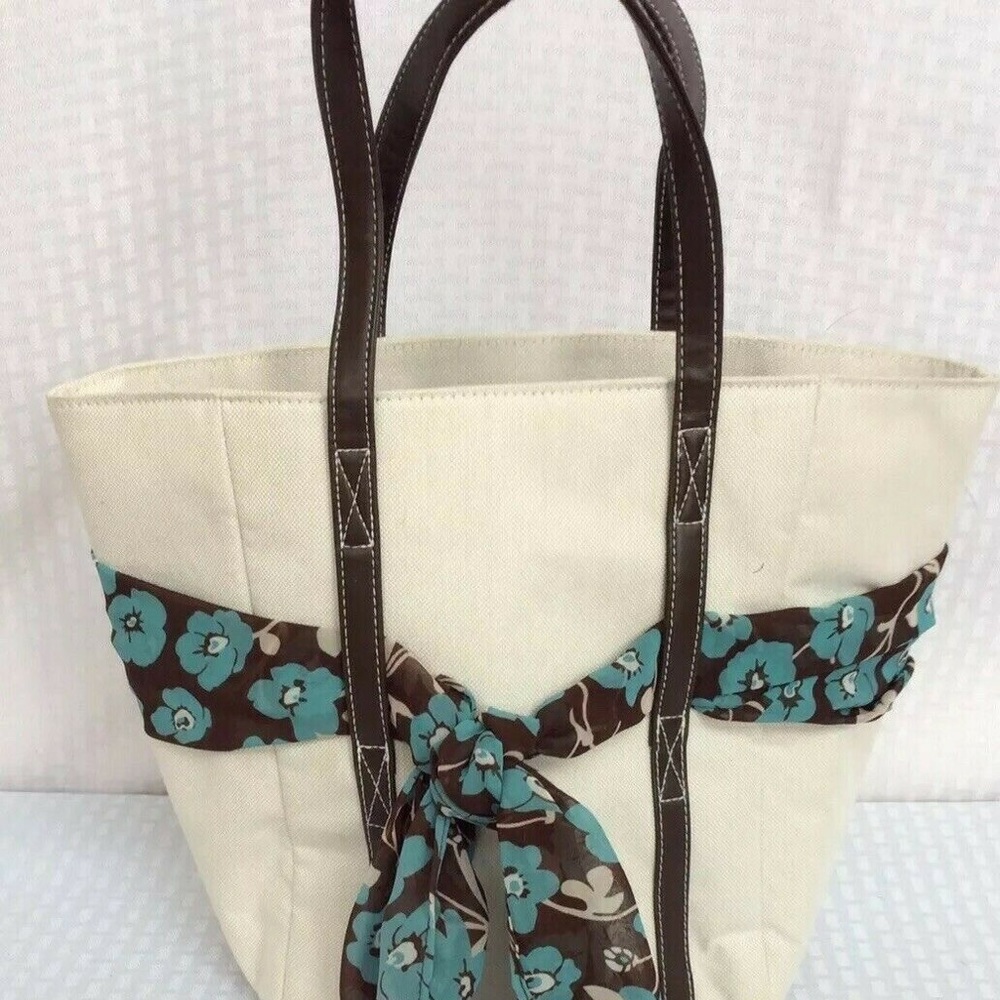 Victoria's Canvas Insulated Tote Lunch Bag Purse